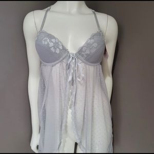 New - Jessica Simpson Babydoll Lingerie Set